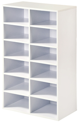 KESPER Univerzální policový regál, bílý korpus