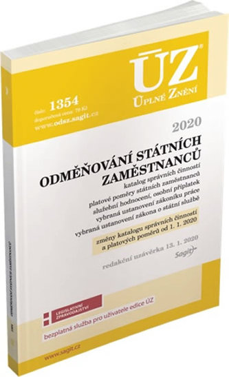 ÚZ 1354 Odměňování státních zaměstnanců