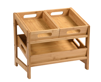 Kesper, Kuchyňská polička / úložný regál z bambusu