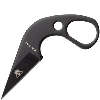 KA-BAR KB-1478BP TDI LDK taktický nôž 4,2 cm, celočierna, plast, puzdro + paracord