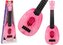 Ukulele mini gitara 4 struny brzoskwinia różowa