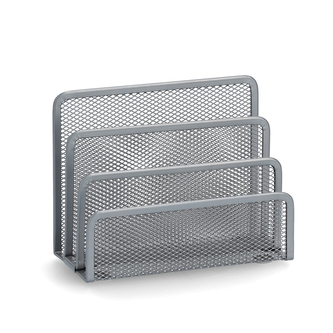 ZELLER Stojan drátěný šedý 17,5x8,5x13,5cm