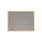 ZELLER Nástěnka lněná, dřevěný rám 40x60cm