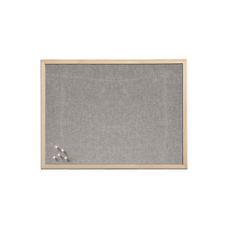 ZELLER Nástěnka lněná, dřevěný rám 40x60cm