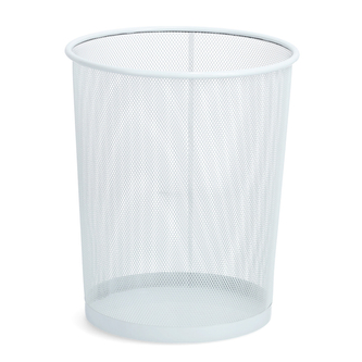 ZELLER Koš na papír drátěný bílý 29,5x35cm