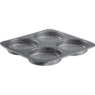 Westmark, Forma na pečení, perforovaná na 4 burger-housky BIG o 12 cm