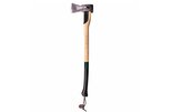 Adler 130.0H200A212 Long Splitter sekera a štiepací klin, čierno zelená, drevo orechovca, 2000 g