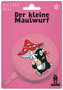 Retro kovový zvonek na kolo Krteček: Muchomůrka (8 x 8,5 cm)