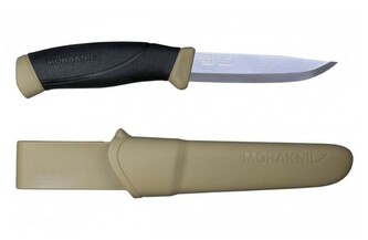 Morakniv 13166 Companion Desert vonkajší nôž 10,4 cm, čierno-piesková, plast, plastové puzdro