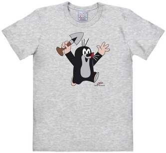 Pánské tričko Krteček: Juhu! (2XL) šedá bavlna