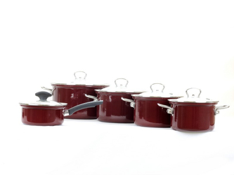 Belis Smaltovaná sada nádobí Eco-Ceramic 5 ks