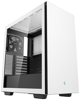 DEEPCOOL skříň CH510 WH / E-ATX / 120 mm fan / 2xUSB 3.0 / tvrzené sklo / bílá DEEPCOOL skříň CH510 WH / E-ATX / 120 mm fan / 2xUSB 3.0 / tvrzené sklo / bílá