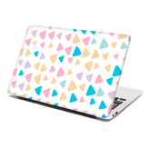 Samolepka na notebook Barevné trojúhelníčky: 38x26 cm