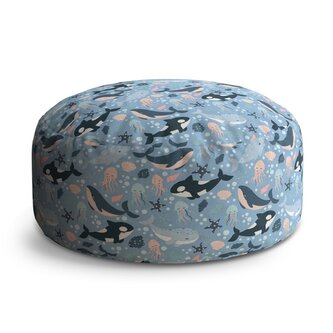 Taburet Circle Dětský mořský svět: 38x48 cm