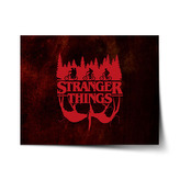 Plakát Stranger Things Red: 120x80 cm