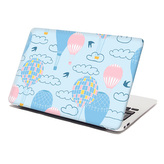 Samolepka na notebook Horkovzdušné barevné balóny: 38x26 cm