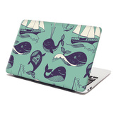 Samolepka na notebook Velryby: 38x26 cm