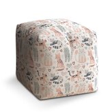 Taburet Cube Malované kočičky: 40x40x40 cm