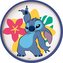 TALÍŘ S PROTISKLUZOVÝM DNEM STITCH 19,5X2,5CM,PLAS