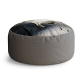 Taburet Circle Bílý kůň: 38x48 cm