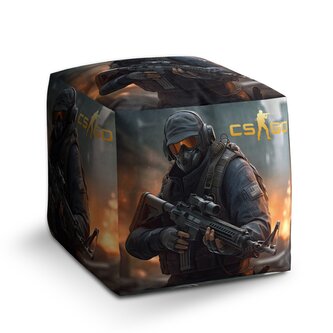 Taburet Cube CS:GO Voják 2: 40x40x40 cm