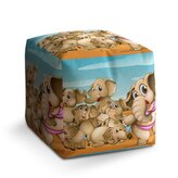 Taburet Cube Sloni: 40x40x40 cm