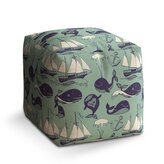 Taburet Cube Velryby: 40x40x40 cm