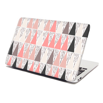 Samolepka na notebook Tříbarevné jehlany: 38x26 cm