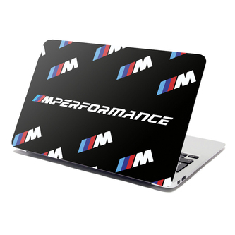 Samolepka na notebook MPERFORMANCE černý vzor: 38x26 cm