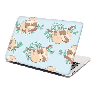 Samolepka na notebook Lenochodi na větvi: 38x26 cm