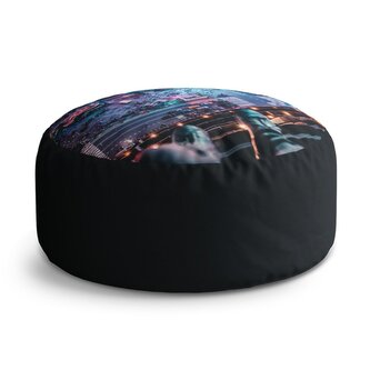 Taburet Circle Pohled z výšky: 38x48 cm