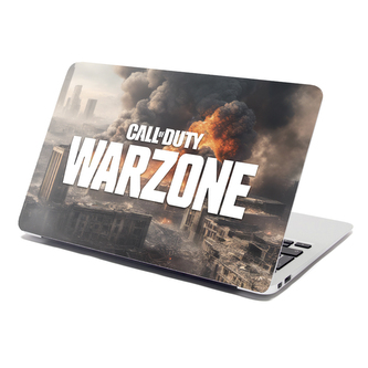 Samolepka na notebook Call of Duty Warzone - město: 29x20 cm
