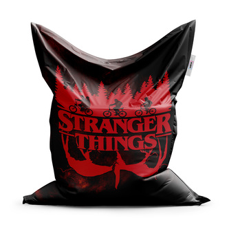 Sedací vak Classic Stranger Things Red: 150x100 cm