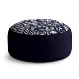 Taburet Circle Mrakodrapy 2: 38x48 cm