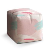 Taburet Cube Světlý vzor: 40x40x40 cm