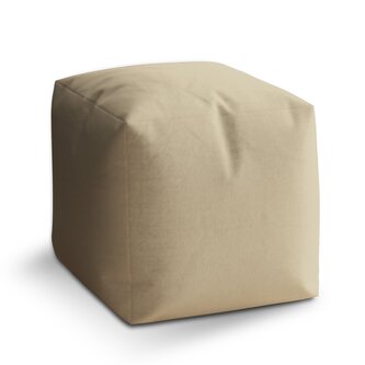 Taburet Cube Písková: 40x40x40 cm