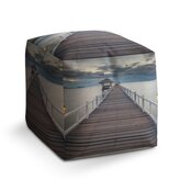 Taburet Cube Dřevěné molo: 40x40x40 cm