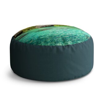 Taburet Circle Chatky na moři: 38x48 cm Taburet Circle Chatky na moři: 38x48 cm