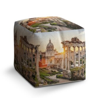 Taburet Cube Řím Forum Romanum: 40x40x40 cm Taburet Cube Řím Forum Romanum: 40x40x40 cm