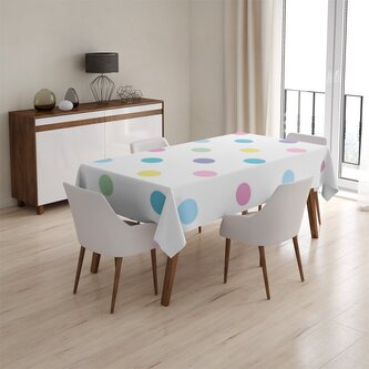 Ubrus Puntík vedle puntíku: 130x130 cm