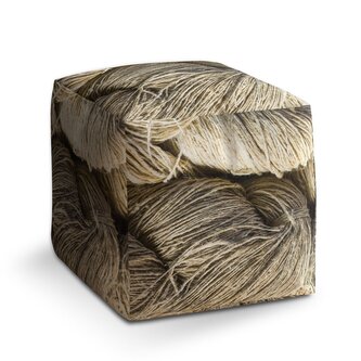 Taburet Cube Provázky: 40x40x40 cm