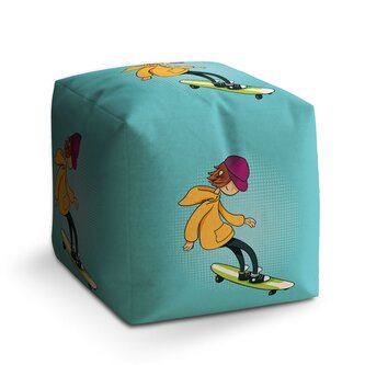 Taburet Cube Skejťák: 40x40x40 cm