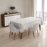 Ubrus Barevné tečky na béžové: 90x90 cm