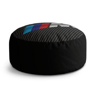 Taburet Circle MPERFORMANCE Karbon: 38x48 cm