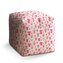 Taburet Cube Růžové oblečky: 40x40x40 cm