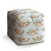 Taburet Cube Lenochodi na větvi: 40x40x40 cm
