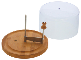 KESPER Kráječ sýrů s poklopem, bambus 22cm