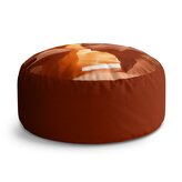 Taburet Circle Skály v poušti: 38x48 cm