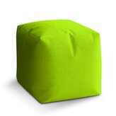 Taburet Cube Limetková: 40x40x40 cm