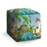 Taburet Cube Dinosauři 3: 40x40x40 cm